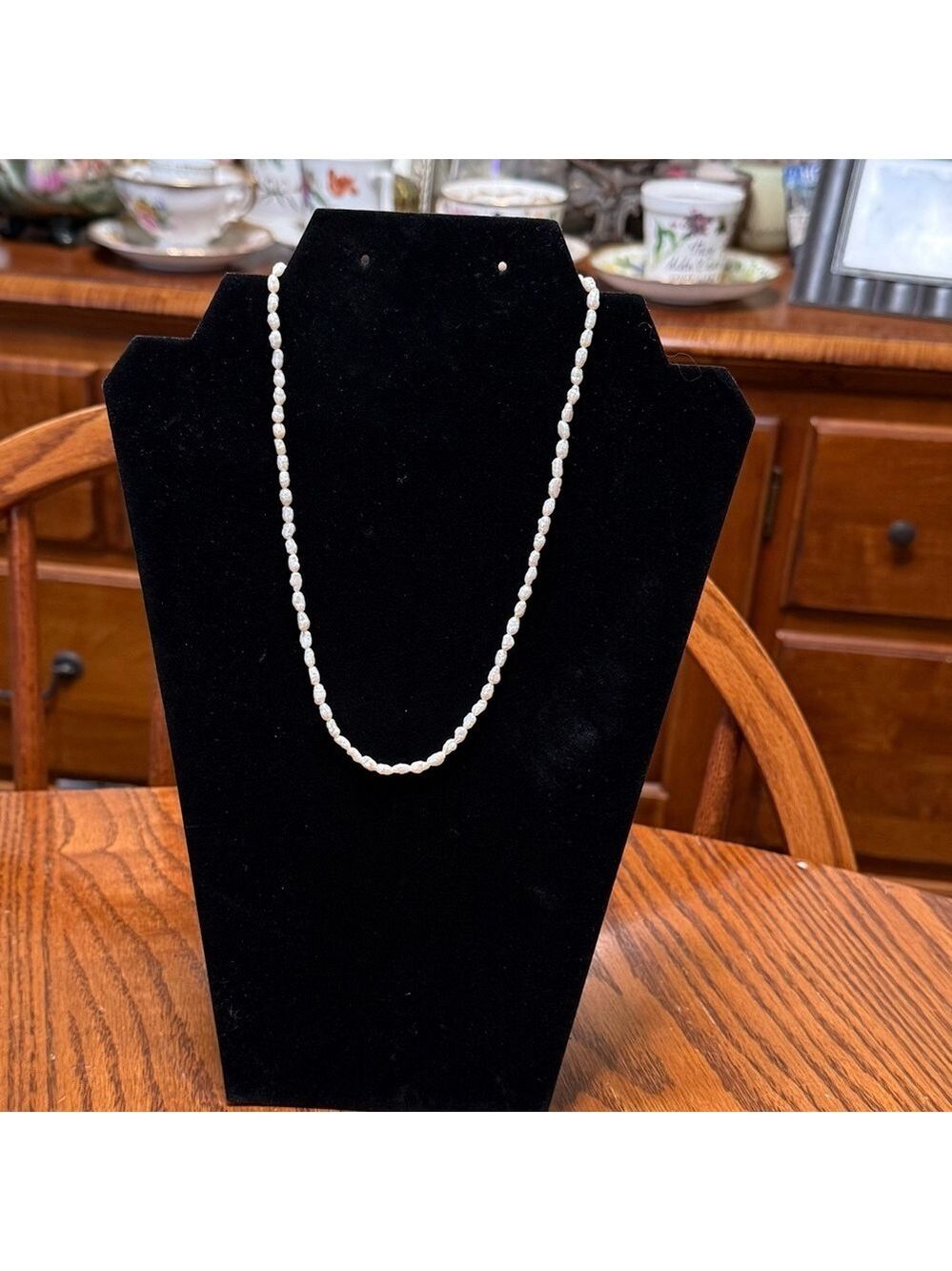 Faux Pearl Necklace 17 Inches